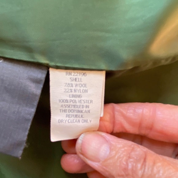 Grass Green Wool Peacoat Ensemble EUT - Picture 12 of 16